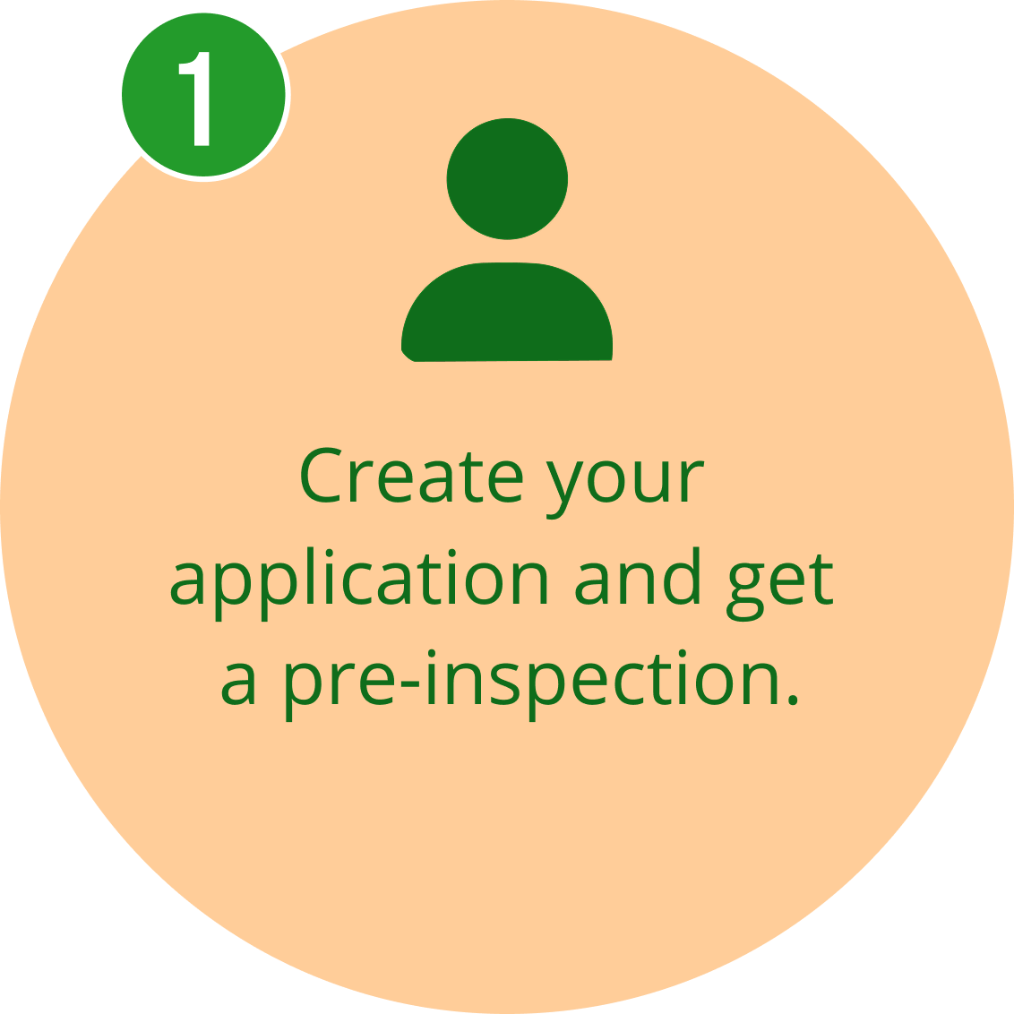 Step 1 - Create your application and get a pre-inspection
